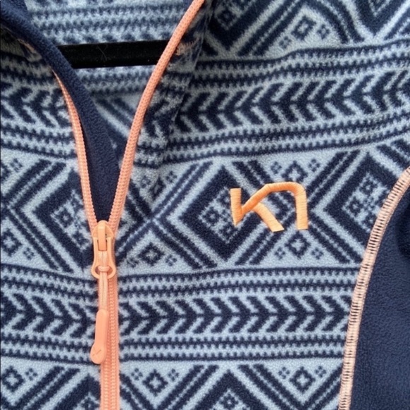 Kari Traa Blue and Pink Patterned Ski Jacket - Picture 4 of 7